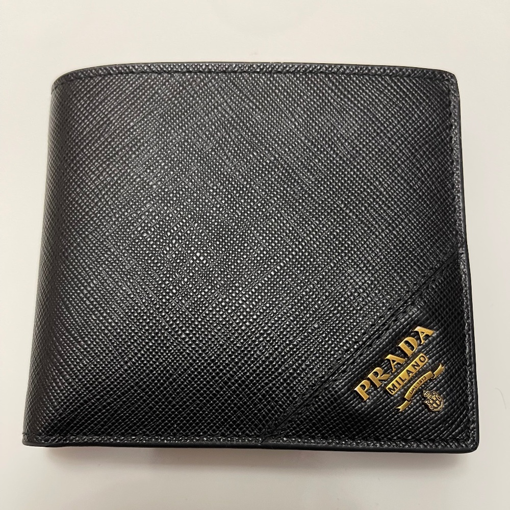 Prada Saffiano Leather Bifold Wallet
